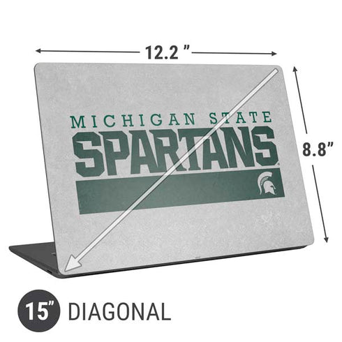 Michigan State University Spartans Marquee Universal Laptop 15in (12.2 x 8.8in) Skin